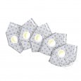 5pcs/set Disposable KN95 Respirator Gray flow
