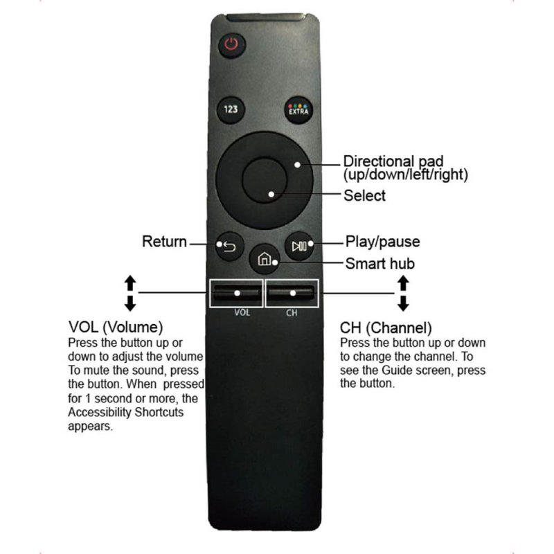 TV Remote Control Replacement for Samsung Smart TV BN59-01259E TM1640 BN59-01259B BN59-01260A BN59-01265A BN59-01266A BN59-01241A 