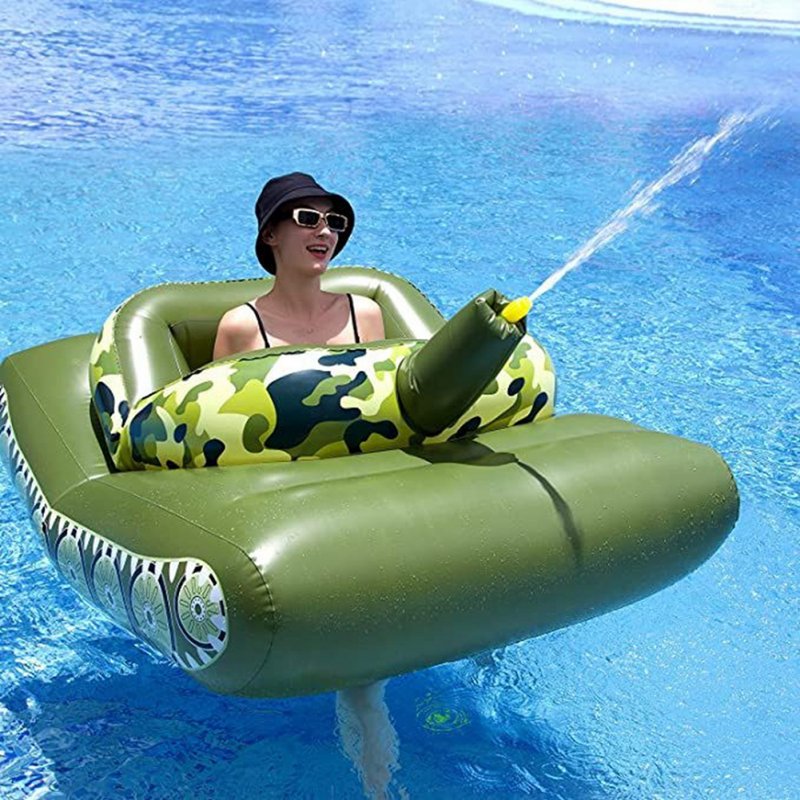 Baby Inflatable Pool Floats Big Tank with Water Sprayer Swimming Ring PVC Water Toys for Kids Summer Party 