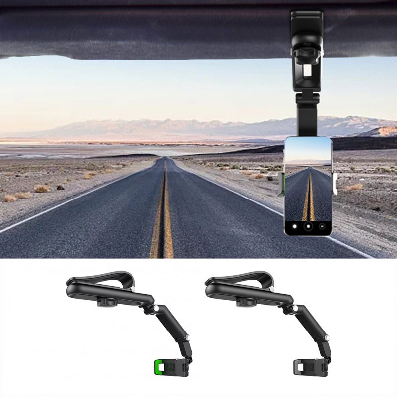 Multifunctional Mobile Phone Holder Car Rearview Mirror Rear Seat Video Photo Shooting Kitchen Desktop Phone Bracket 