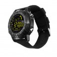 Men Watch Heart Rate Test Black
