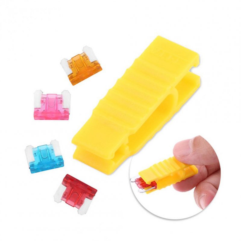 100pcs Mini Car Truck Fuse 2a 3a 5a 7.5a 10a 15a 20a 25a 30a 35a Amp Fuse With Pointed Test Pen Clip Storage Box 
