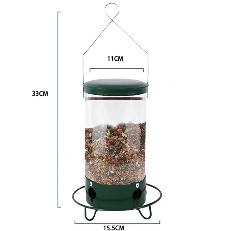 Hanging Hummingbird Water Feeder With 4 Feeding Ports Squirrel-Proof Bird Feeder For Outdoor Yard Garden Decorations 