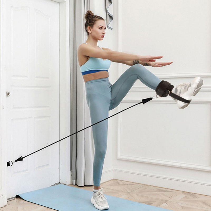 2pcs Resistance Band Set Adjustable Ankle Strap Home Gym Fitness Equipment For Leg Strength Training 