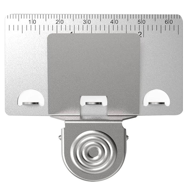 Measuring Tape Clip Tool for Corners Clamp Holder Stainless Iron Precision Measuring Tools Ruler Horizontal Clip