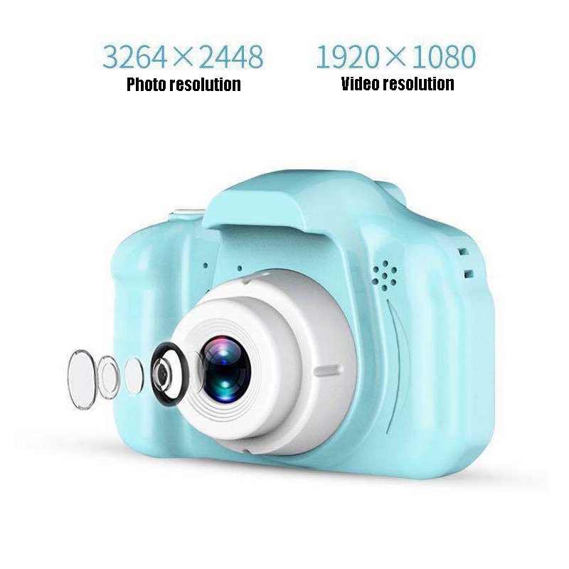 Kids Digital Video Camera Mini Rechargeable Children Camera Shockproof 8mp Hd Toddler Cameras Child Camcorder 