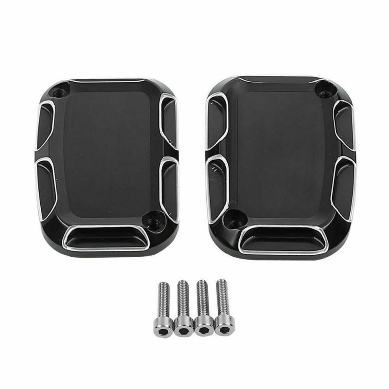 L&R Motorcycle Brake Master Cylinder Cover For  Touring Road King Ultra Tri Street Glide Electra Street V-Rod Night Rod 2017 