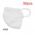 kn95 Protective Mask Built in Adjustable Nose Clip Dustproof Antifoam Flu Proof Mask 5pcs