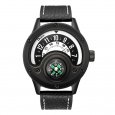 Oulm HP3880 Men Quartz Sports Watch Black