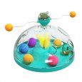 Pet Cat Rotating Windmill Toys With Ball Scratch-resistant Interactive Turntable Pet Educational Toys