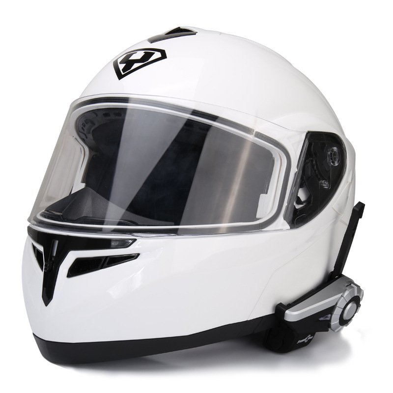 8-Ways Motorcycle Helmet Intercom 1000M Waterproof BT Bluetooth Wireless Interphone T-REX 