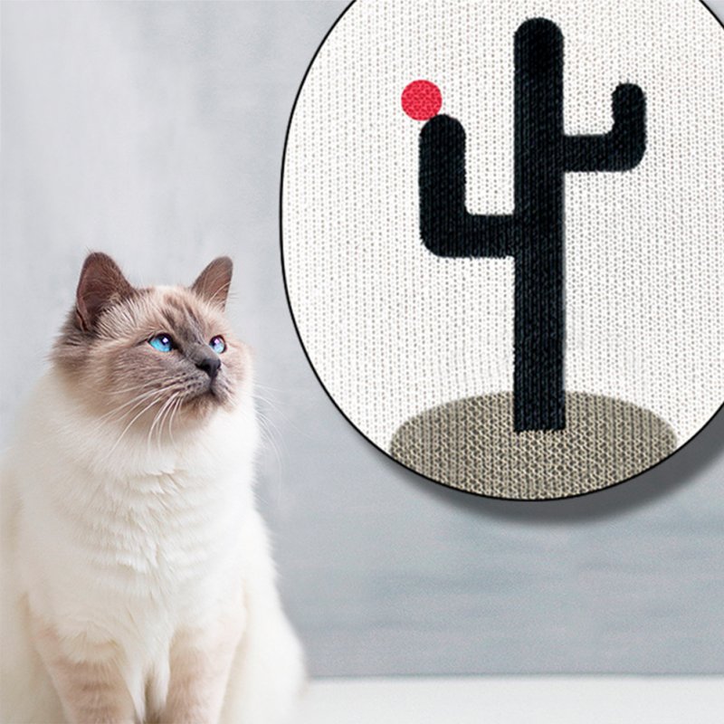 Cat Cactus Pattern Scratching Board Wear-resistant Cat Scratcher Furniture Protector Pet Supplies 