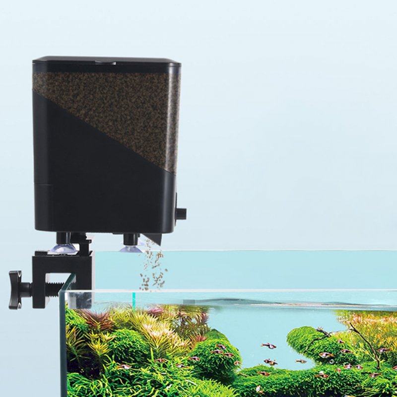 Automatic Fish Feeder 450ml Large Capacity Adjustable Feeding Amount Intelligent Timing Aquarium Supplies 