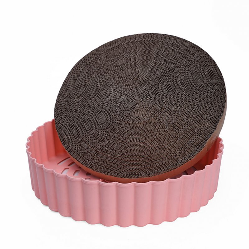 Round Cat Scratching Pad Wear-resistant Scratch-resistant Cat Scratch Board Claw Grinder Pet Supplies