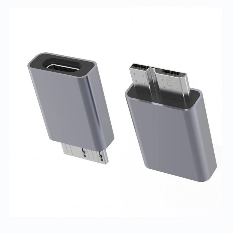 Usb 3.1 Type C Female To Micro Usb 3.0 Male Connector Adapter External Mobile Hard Disk Box Converter 