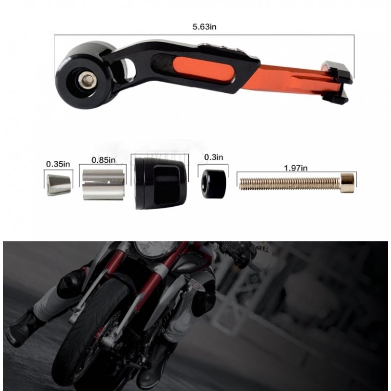22mm Protector Handlebar Motorcycle Proguard Brake Clutch Systems Levers Protect Guard