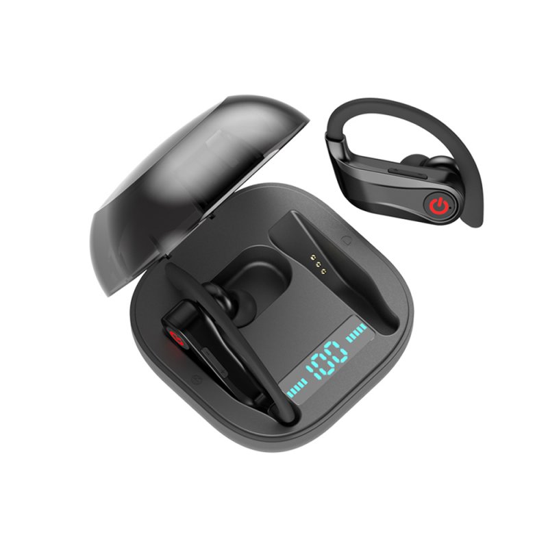 True TWS Wireless Earphone Bluetooth 5.0 Stereo Sport Headphones Case 950mah Waterproof Ear Hook Headsets 