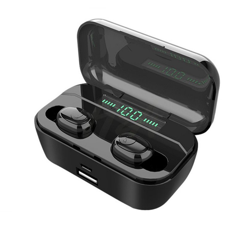 G6S Wireless Headphones 8D Stereo Bluetooth 5.0 Earphones LED Display Headset IPX7 Waterproof Earburd 