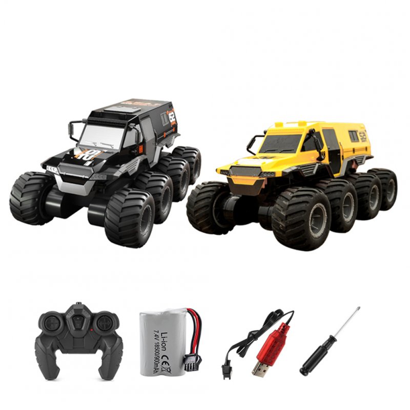 Q137 8-Wheel 2.4g Amphibious Off-Road Climbing Remote Control Car for Children RC Toy Car Birthday Gift 