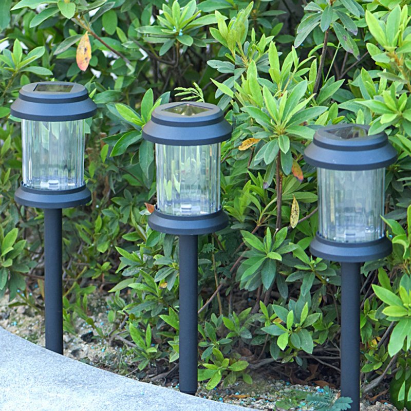 6 Pack LED Solar Lights Outdoor Waterproof Auto On/Off Glass Decorative 360° Lighting Garden Lights For Outside Landscape Walkway 