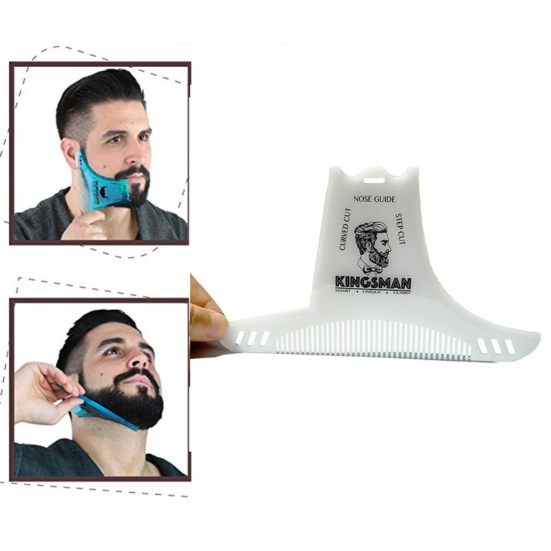 Beard Shaping Styling Template Beard Comb Men Shaving Tools Hair Beard Trim Template Comb 