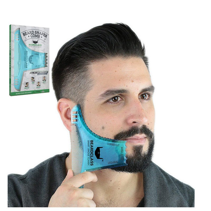 Beard Shaping Styling Template Beard Comb Men Shaving Tools Hair Beard Trim Template Comb 