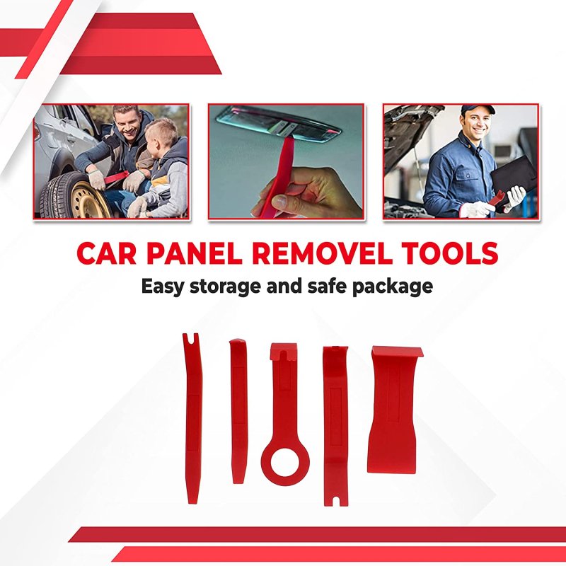Car Audio Panel Removal Tool Kit Dvd Navigation Auto Trim Upholstery Removal Kit 11 pcs Disassembly Repair Tool 