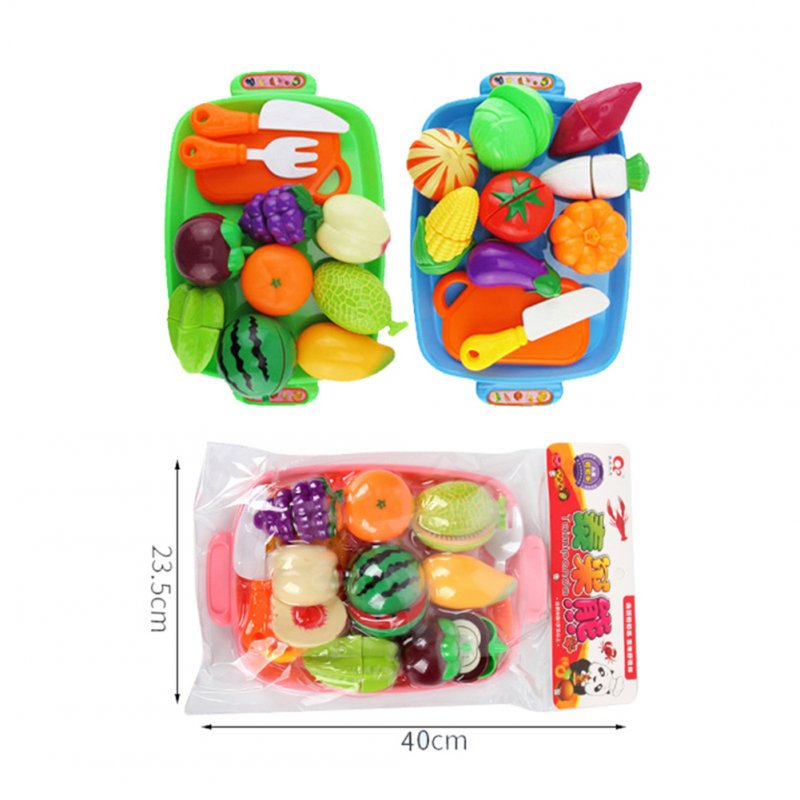 Cutting Fruits Vegetables Children Pretend Play House Toys Kids Kitchen Educational Toys For Boys Girls 