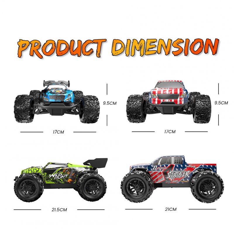 2.4g Remote Control Car 4wd Rc Drift Car 20km/h Power Motor Independent Shock Absorber Anti-crash Rc Vehicle S767-green 1:20