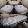 Gray 3 Pcs Soft Comfortable Car Cushion