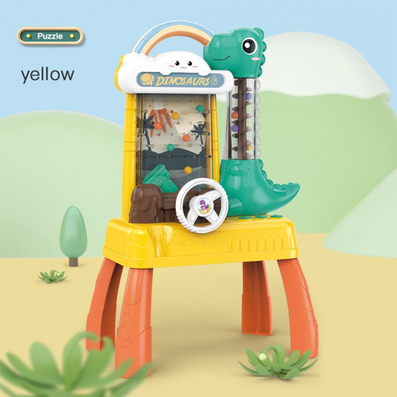 Dinosaur  Bean  Catcher Puzzle Peas Pickup Game Machine Interesting Patterns Parent-child Interactive Electric Toy For Children 