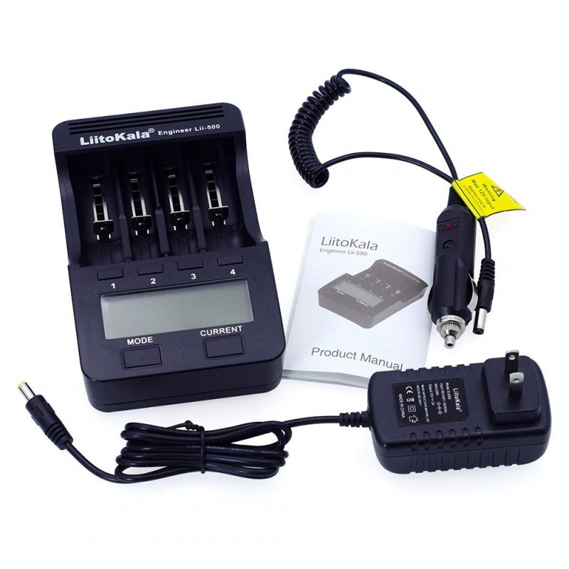 liitokala lii-500 LCD Display 18650/26650 Speedy Rechargeable Lithium Battery Charger  US regulations