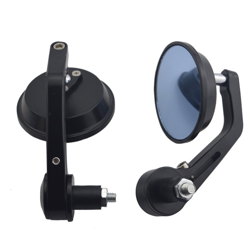 Round 7/8" Handlebar Motocycle Rearview Mirrors Moto End Motor Alloy Side Mirrors Motorcycle Accessories 