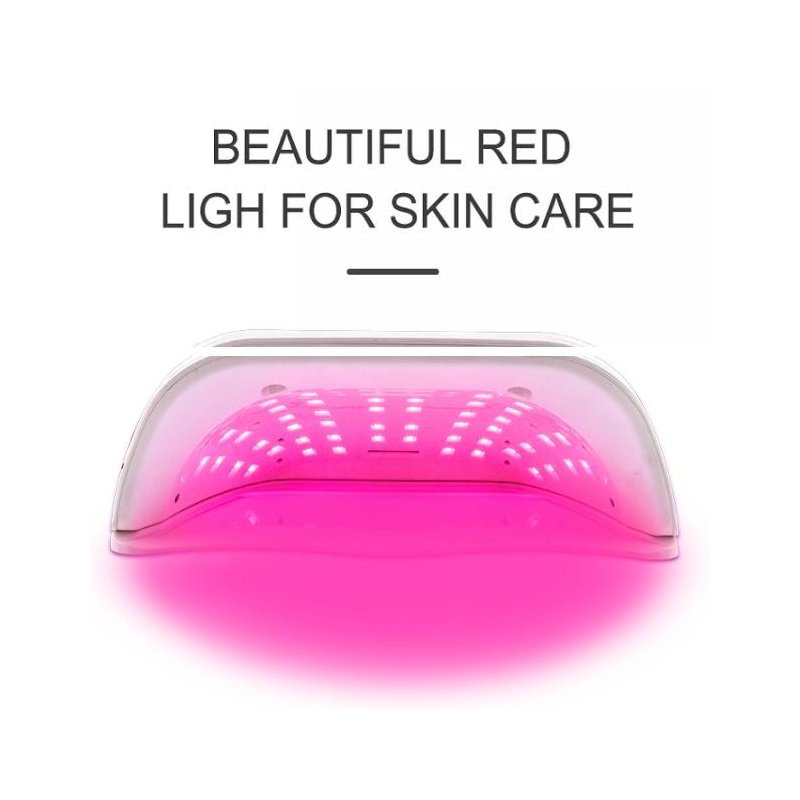 Nail Dryer UV LED Nail Lamp Gel Polish Curing Lamp Skin Care Red Light Lamp Auto Sensor Manicure Tools 