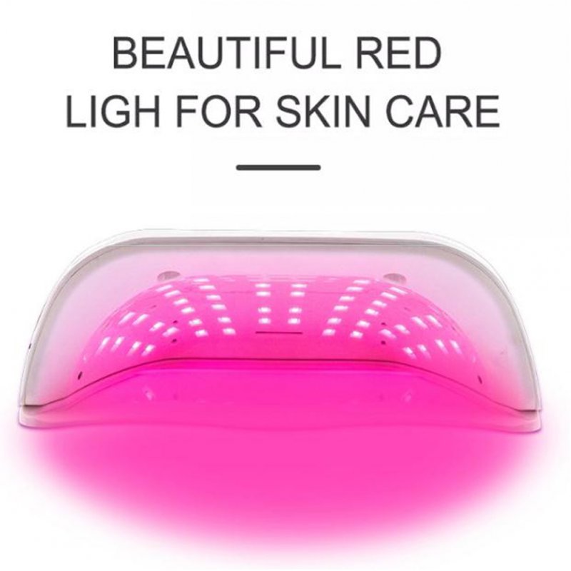 Nail Dryer UV LED Nail Lamp Gel Polish Curing Lamp Skin Care Red Light Lamp Auto Sensor Manicure Tools 