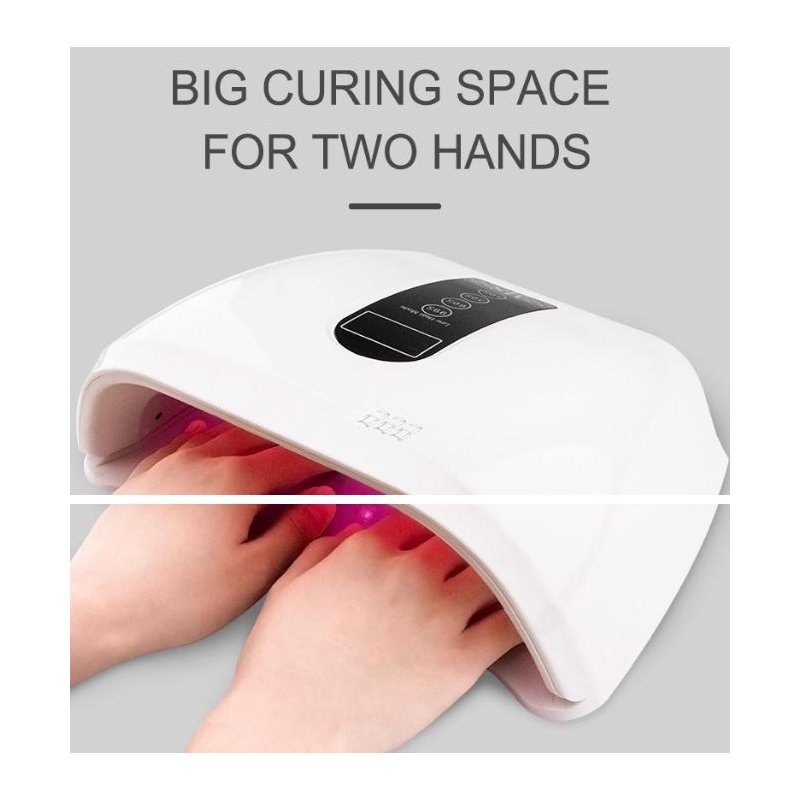 Nail Dryer UV LED Nail Lamp Gel Polish Curing Lamp Skin Care Red Light Lamp Auto Sensor Manicure Tools 