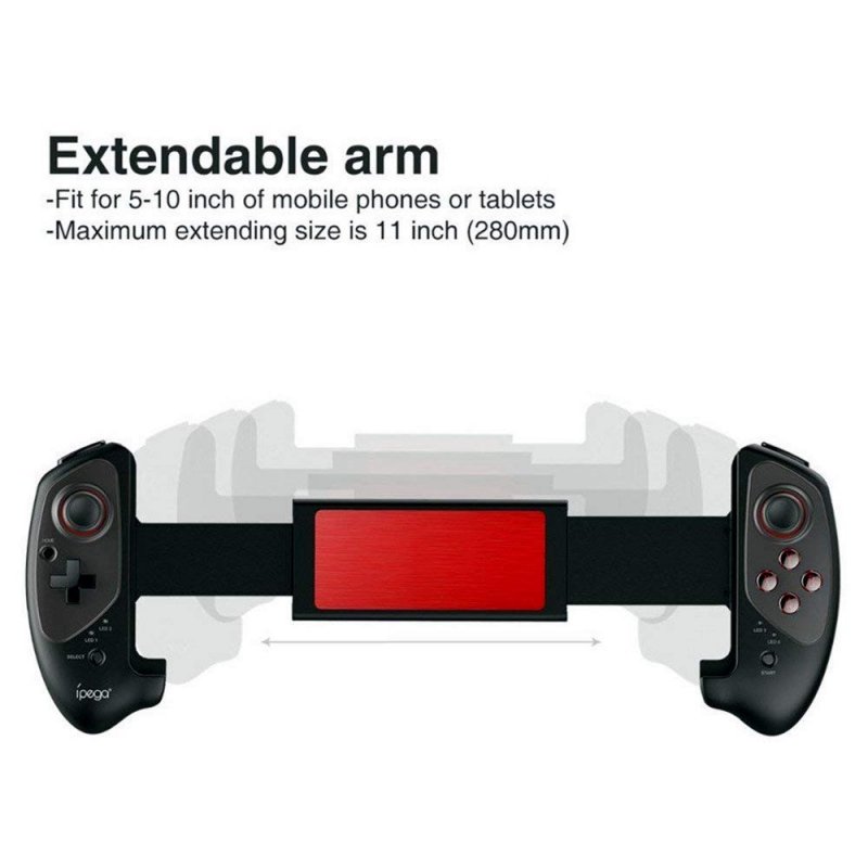 IPEGA PG-9083 Retractable Wireless Bluetooth Game Controller Gamepad for Android / iOS / Nintend Switch / Win 7 / 8 / 10