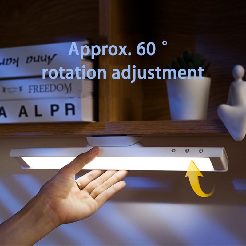 Led Magnetic Table Lamp Usb Rechargeable 88 Angle Adjustable Dimming Eye Protection Rotatable Night Light 