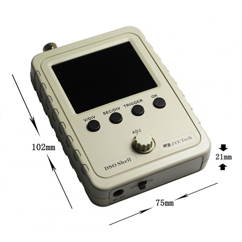 DSO 150 DSO Shell Oscilloscope Portable Digital Oscilloscope for Test Low Frequency Slow Signals 