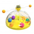 Pet Cat Rotating Windmill Toys With Ball Scratch-resistant Interactive Turntable Pet Educational Toys