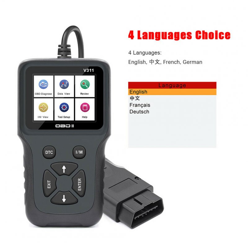 Car OBD2 Code Reader Auto Scanner Car Check Engine Troubleshooting Tool Diagnostic Device 