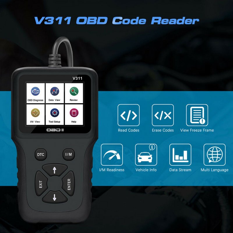 Car OBD2 Code Reader Auto Scanner Car Check Engine Troubleshooting Tool Diagnostic Device 