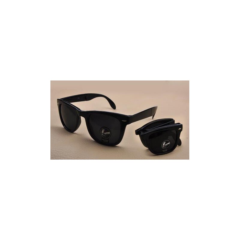 Urparcel Fashion Shatter-proof Folding Sunglasses Dazzling Sunglasses and Black Case