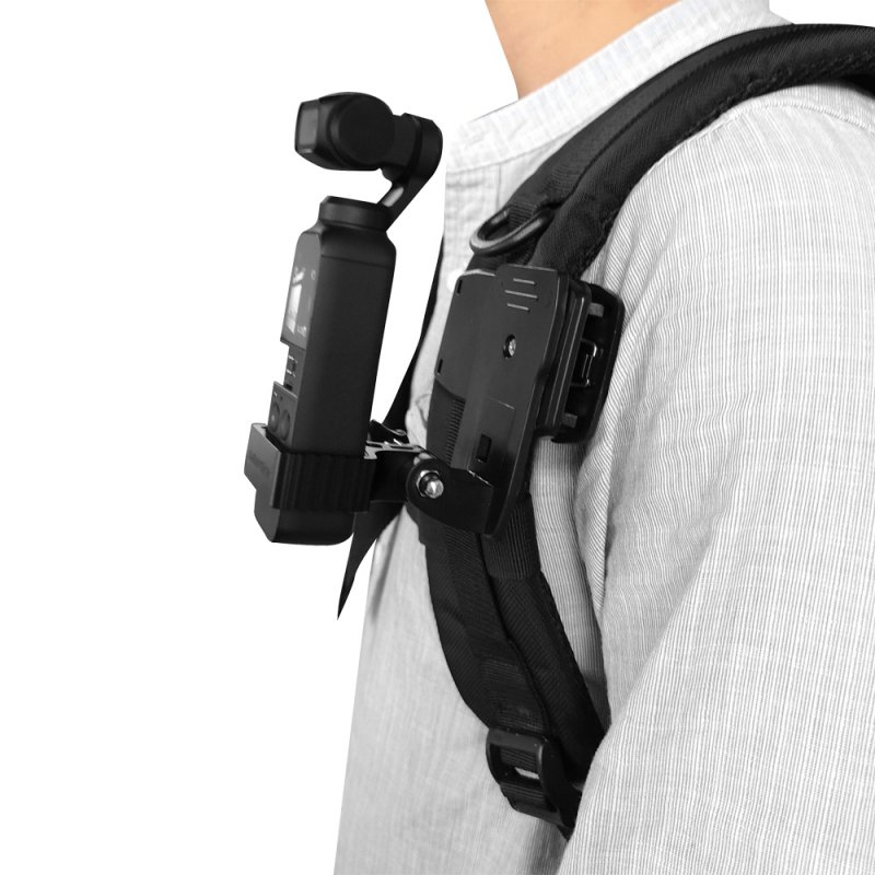 Aluminum Alloy Adapter Kit Backpack Bracket Clamp Clip Mount for DJI OSMO POCKET Gimbal GOPRO Camera 