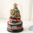 Dollhouse Rotating Cabin Music Box