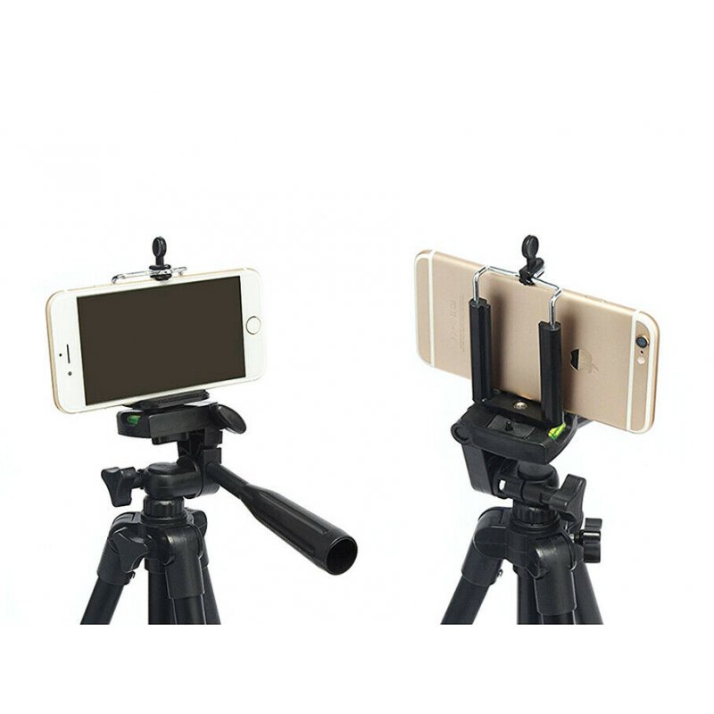46" Professional Camera Tripod Stand Holder Mount for iPhone/Samsung Cell Phone 