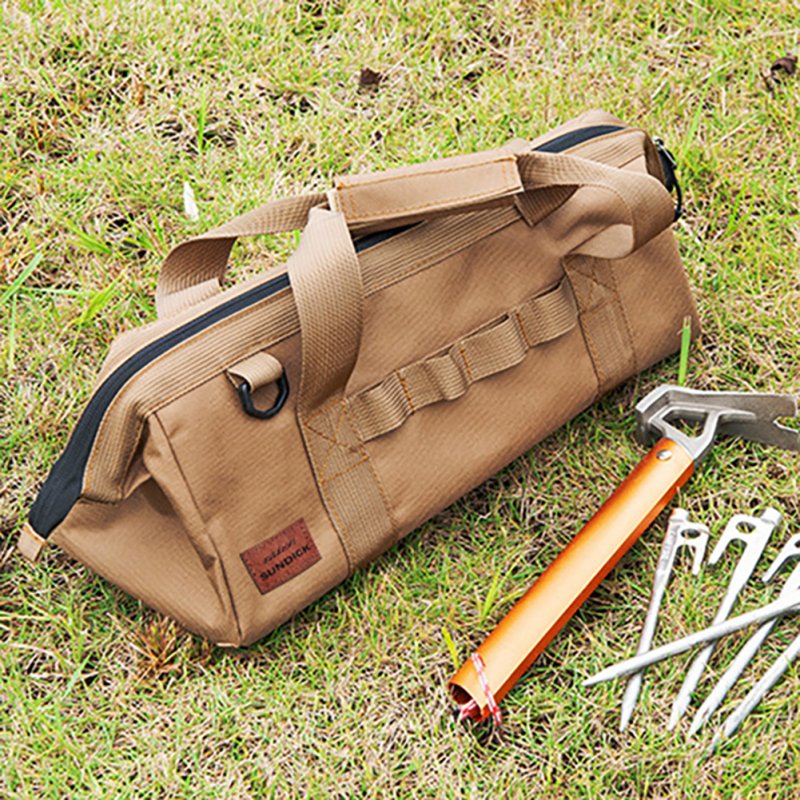 Outdoor Camping Handbag Tent Accessories Storage Sundry Bag Camping Nail Hammer Waterproof Wear-resistant Handbag 