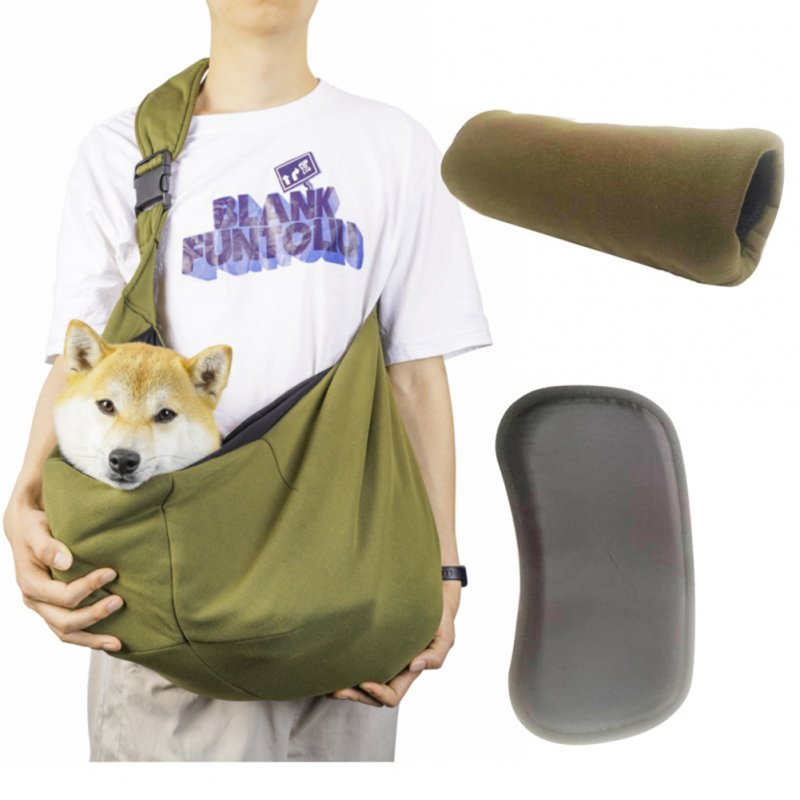 Pet Sling Carrier With Adjustable Shoulder Strap Soft Breathable Shoulder Messenger Bag Pet Supplies For Dogs Cats 
