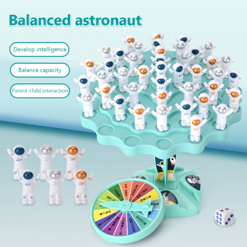 Kids Balance Training Board Game Space Man Stacked Play Set Fine Motor Training Educational Toys For Party Games As shown
