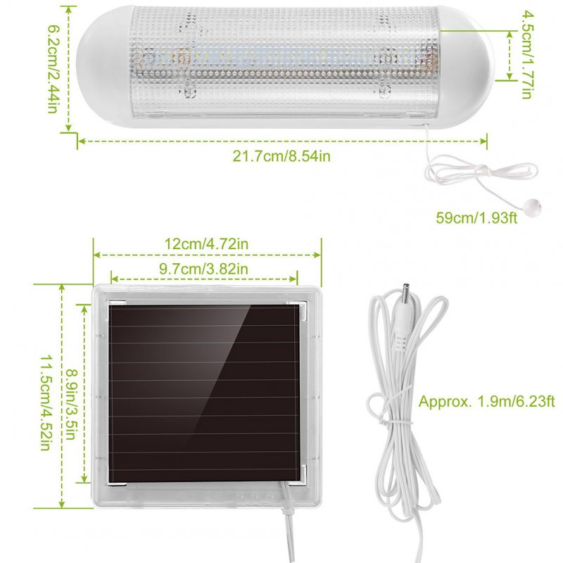 Outdoor Mini LED Solar Light IP6 Waterproof Super Bright  Split Type Tent Light for Garden 